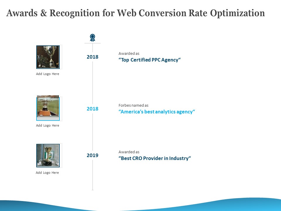 Awards And Recognition For Web Conversion Rate Optimization Ppt PowerPoint Presentation Infographic Template Master Slide PDF
