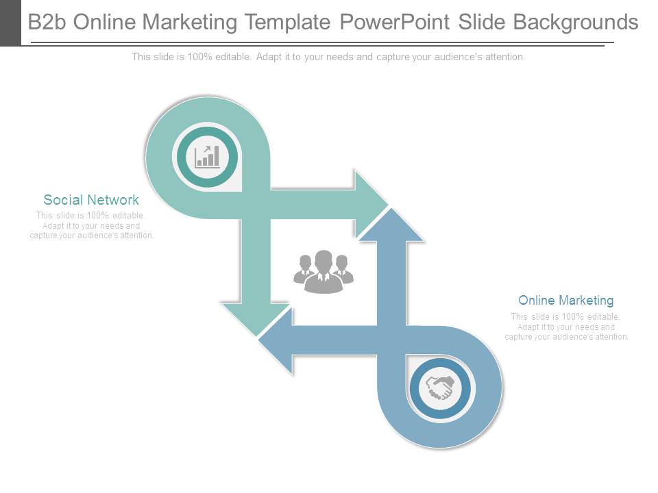 B2b Online Marketing Template Powerpoint Slide Backgrounds