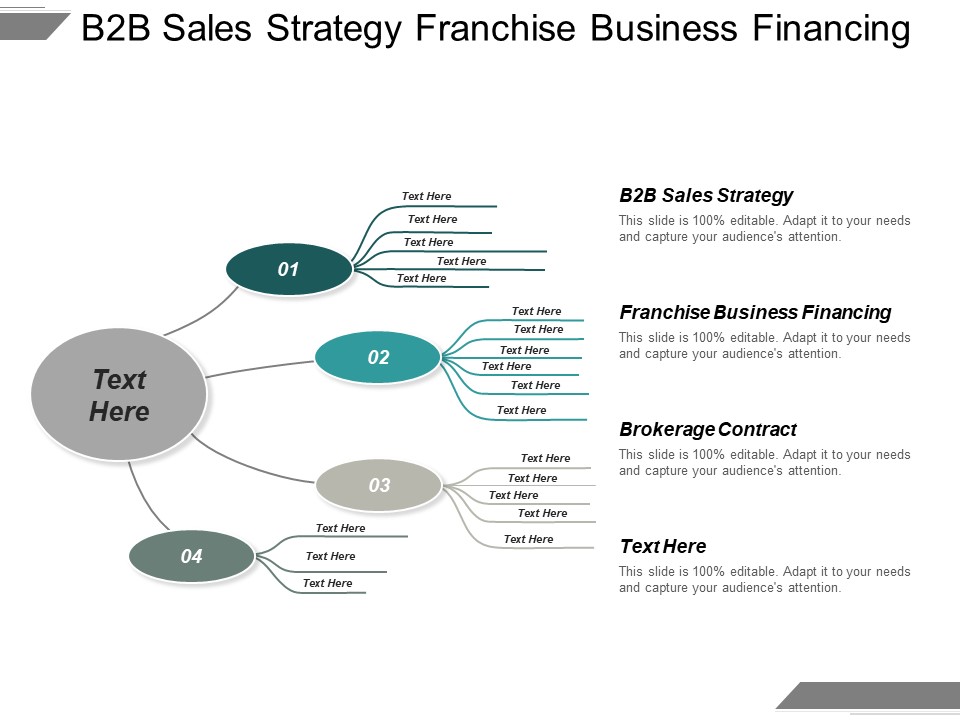 B2b Sales Strategy Franchise Business Financing Brokerage Contract Ppt PowerPoint Presentation File Good Cpb