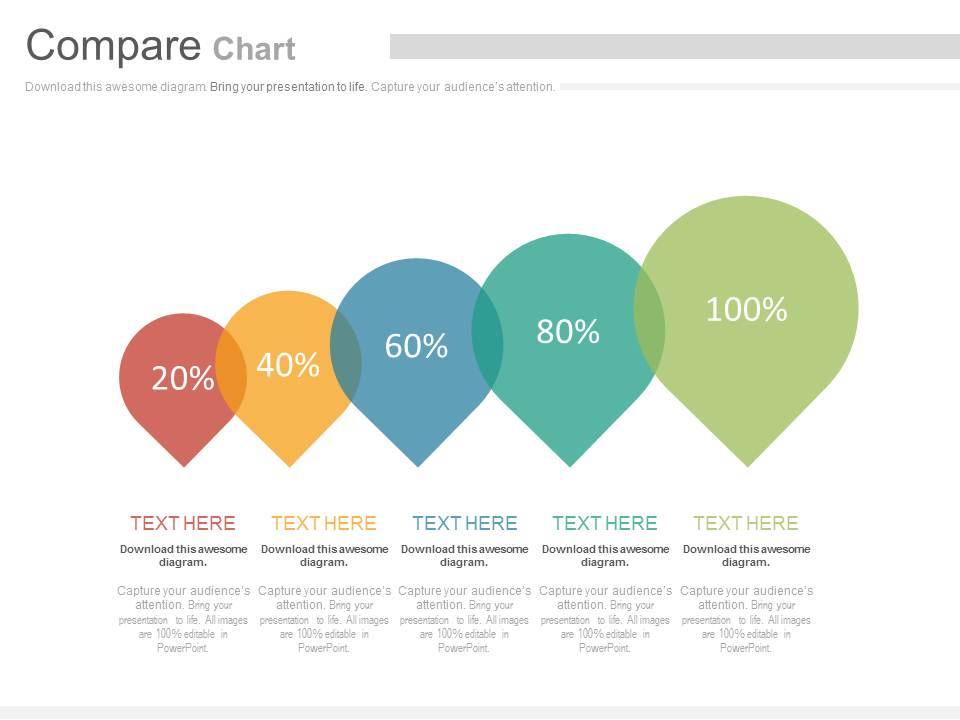 Balloons Steps With Percentage Growth Values Powerpoint Slides