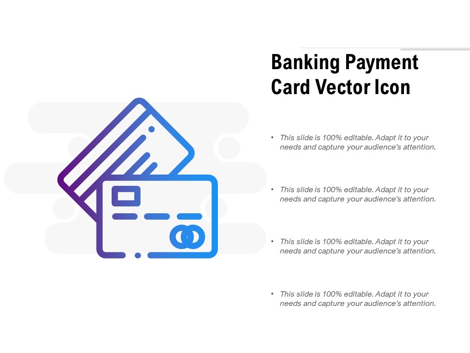 Banking Payment Card Vector Icon Ppt PowerPoint Presentation Inspiration Graphics Template