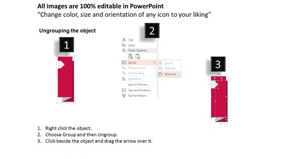 Banner Infographic In Linear Order Powerpoint Templates