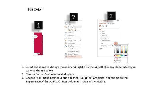 Banner Infographic In Linear Order Powerpoint Templates