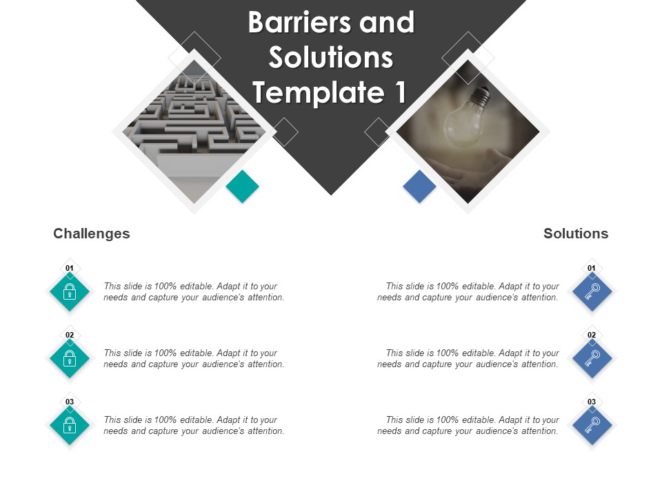 Barriers And Solutions Challenges Ppt PowerPoint Presentation Professional