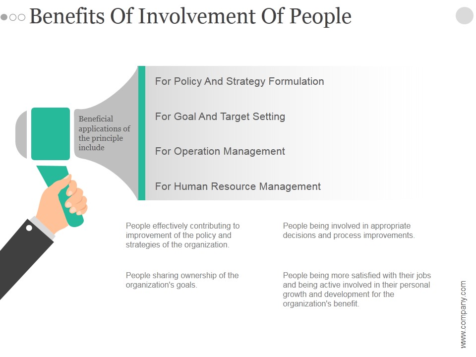 Benefits Of Involvement Of People Ppt PowerPoint Presentation Samples