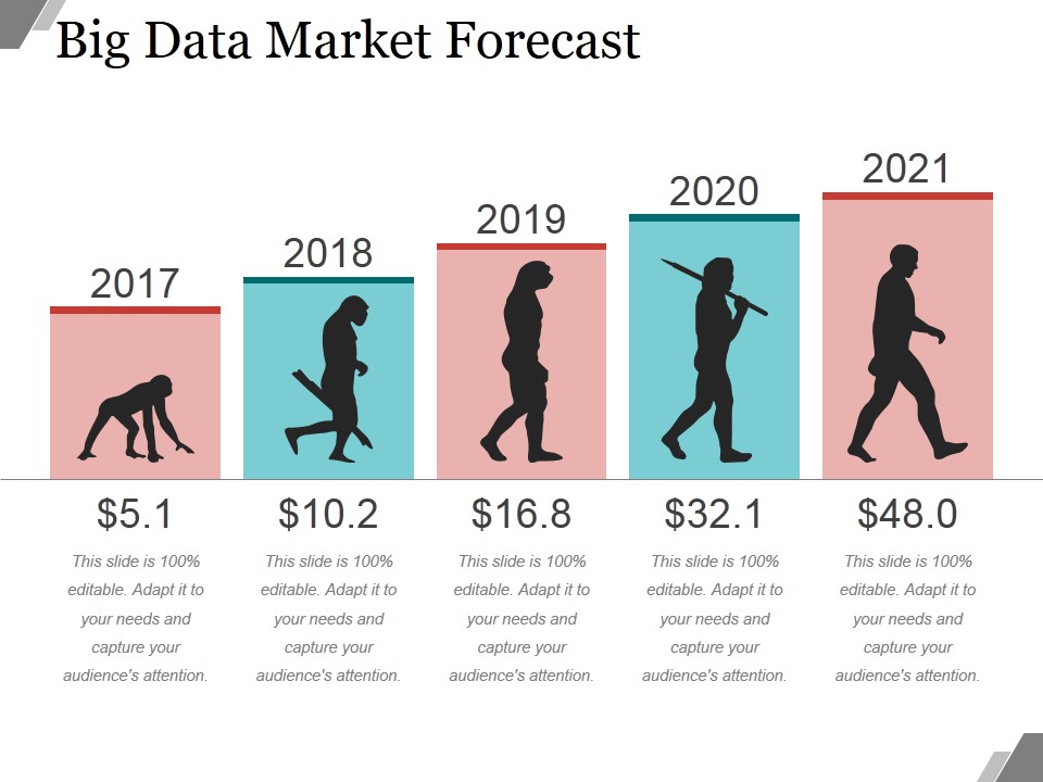 Big Data Market Forecast Ppt PowerPoint Presentation Topics