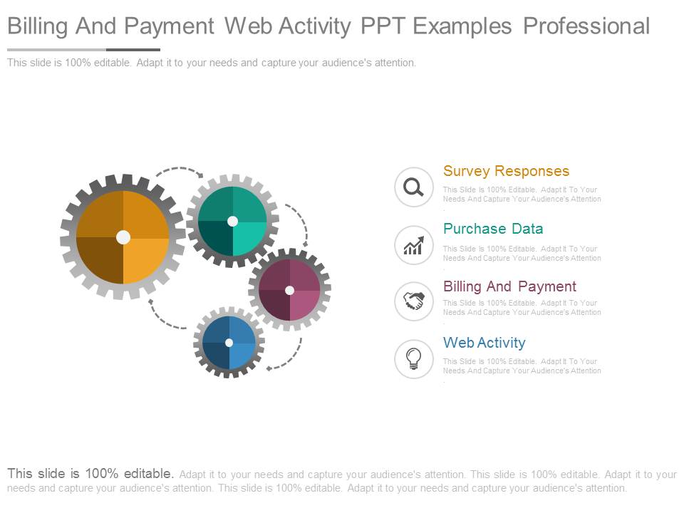 Billing And Payment Web Activity Ppt Examples Professional