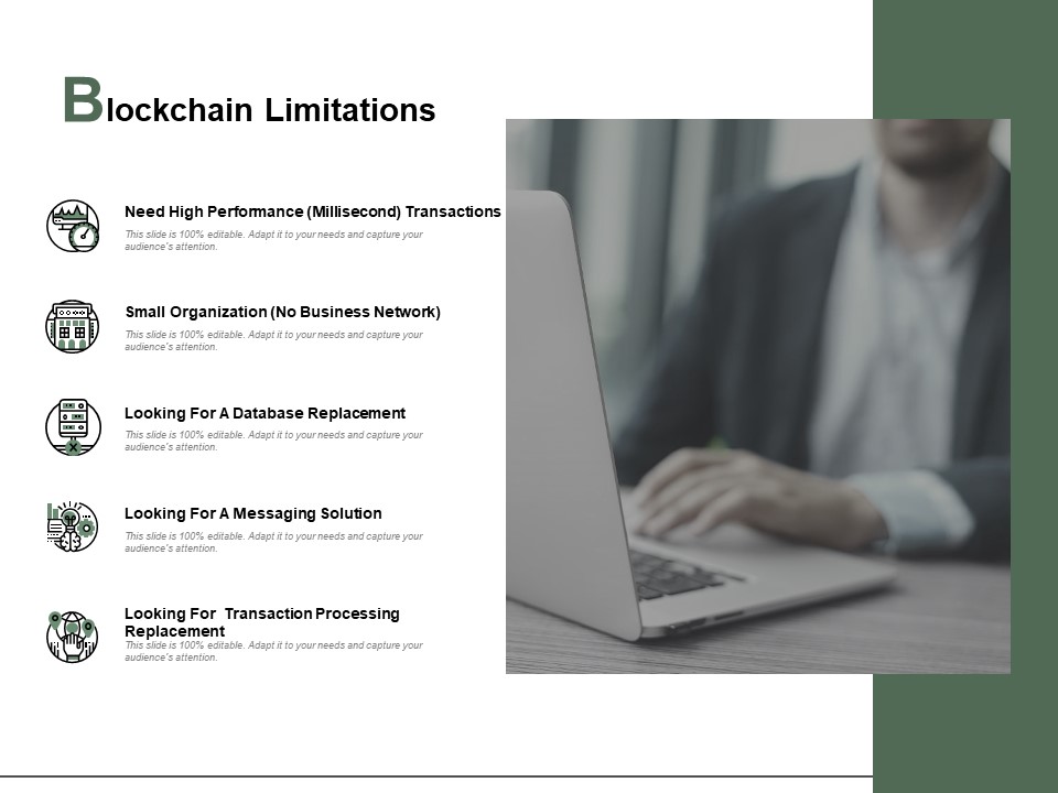 Blockchain Limitations Ppt PowerPoint Presentation Portfolio Outfit