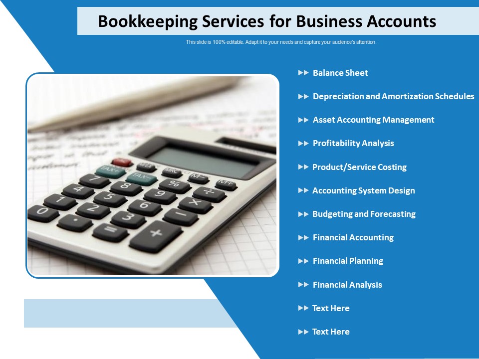 Bookkeeping Services For Business Accounts Ppt PowerPoint Presentation Portfolio Design Inspiration PDF