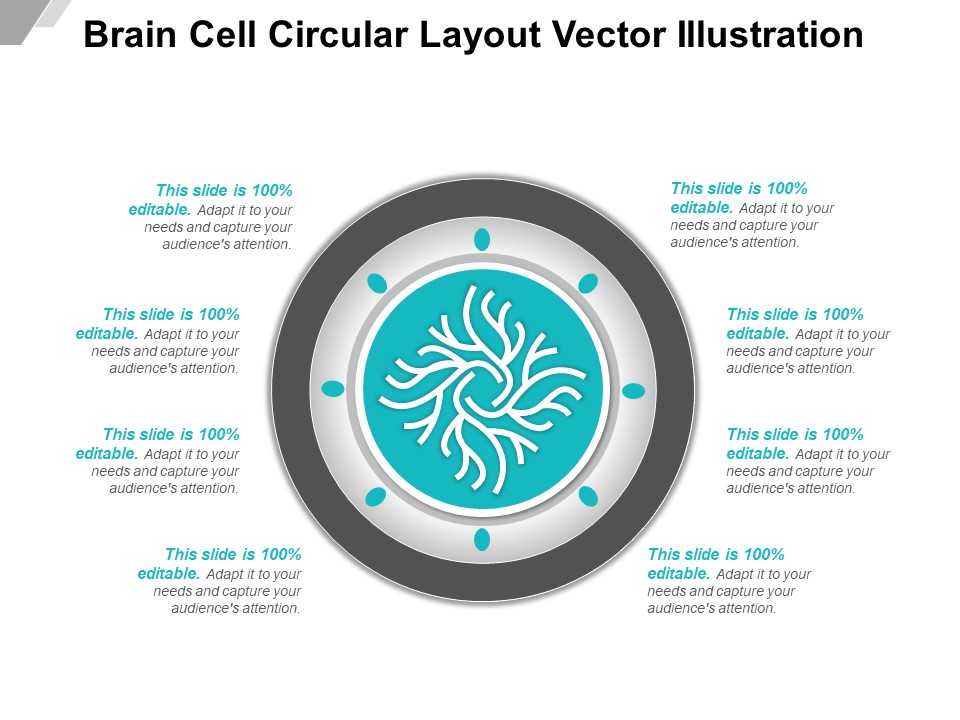 Brain Cell Circular Layout Vector Illustration Ppt PowerPoint Presentation Pictures Infographic Template PDF