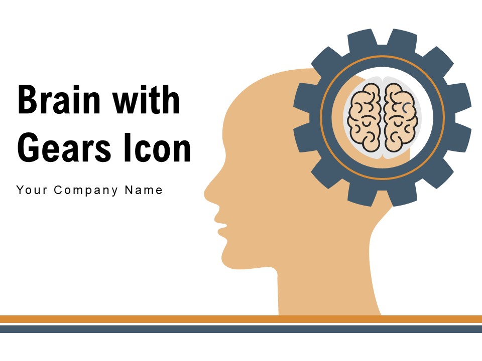 Brain With Gears Icon Technology Innovation Ppt PowerPoint Presentation Complete Deck