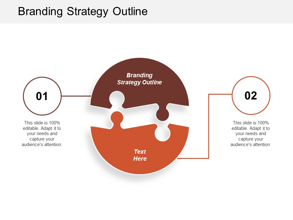 Branding Strategy Outline Ppt Powerpoint Presentation Styles Guidelines Cpb