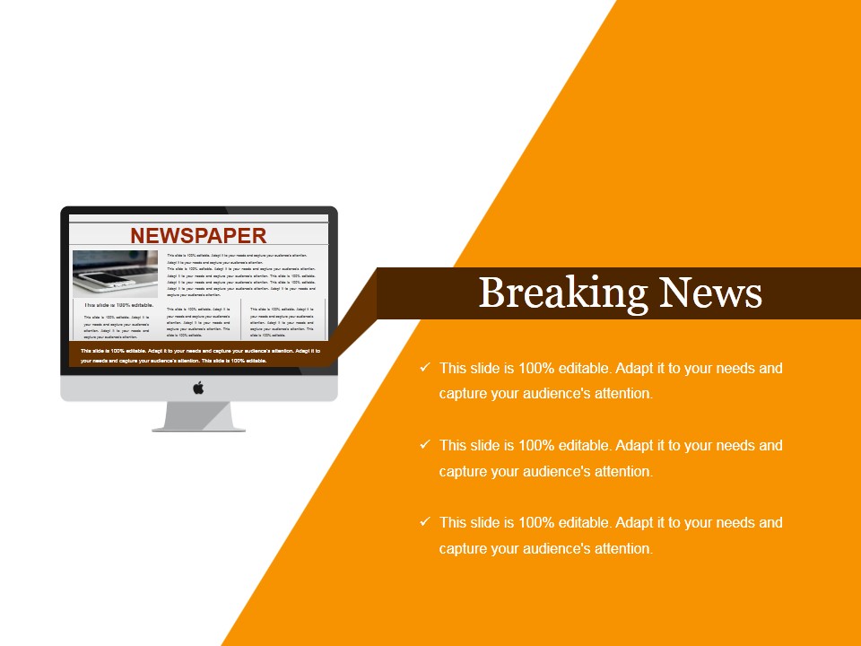 Breaking News Ppt PowerPoint Presentation Slides Ideas