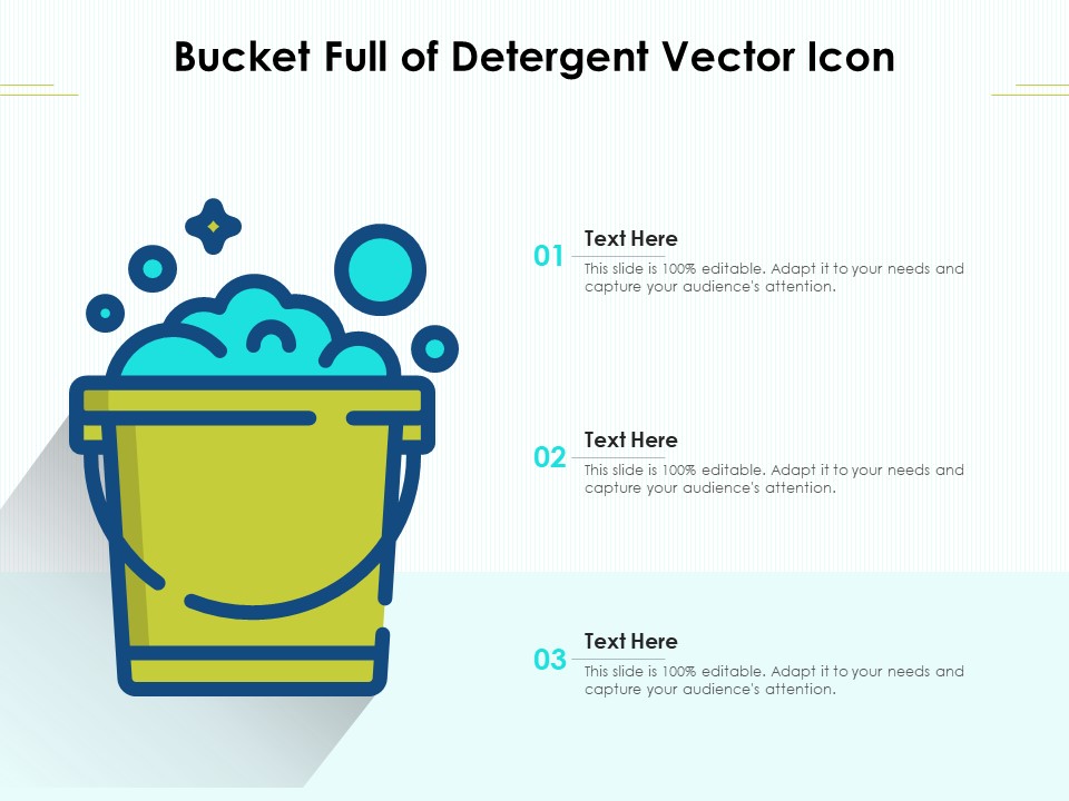 Bucket Full Of Detergent Vector Icon Ppt PowerPoint Presentation Gallery Picture PDF
