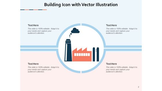 Building Corporation Silhouette Briefcase Icon Ppt PowerPoint Presentation Complete Deck