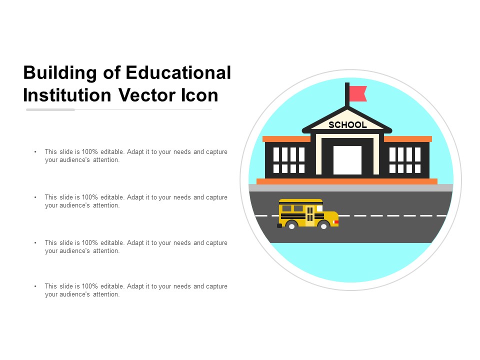 Building Of Educational Institution Vector Icon Ppt PowerPoint Presentation Infographics Design Ideas PDF