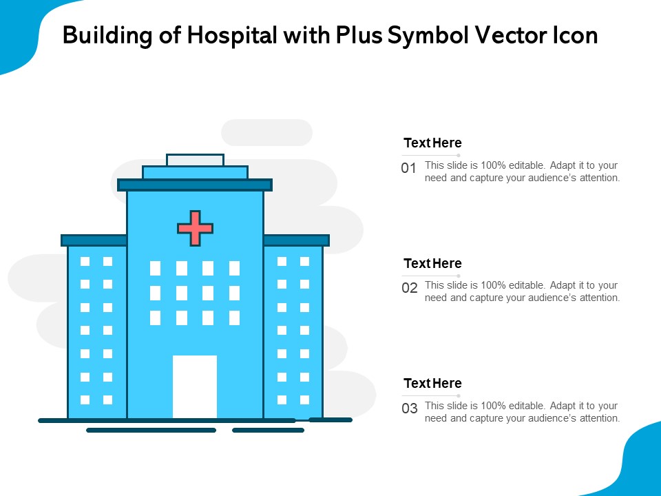 Building Of Hospital With Plus Symbol Vector Icon Ppt PowerPoint Presentation File Icon PDF