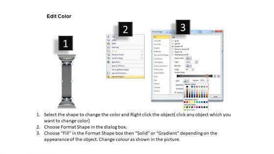 Building Pillars PowerPoint Slides And Ppt Diagram Templates