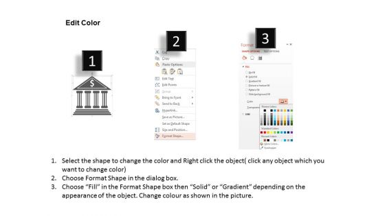 Building With Dollar Symbol Powerpoint Templates