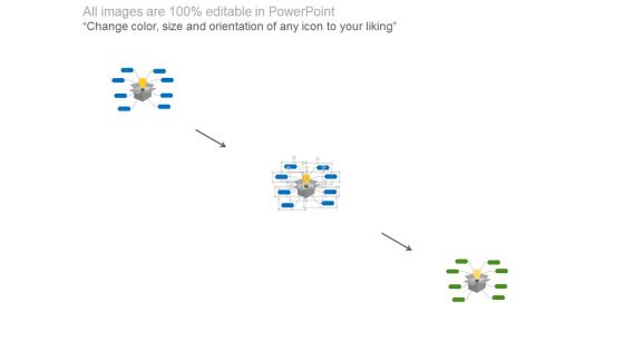 Bulb In Box With Text Tags Powerpoint Slides