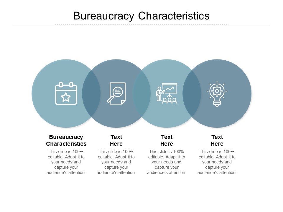 Bureaucracy Characteristics Ppt PowerPoint Presentation Pictures Gridlines