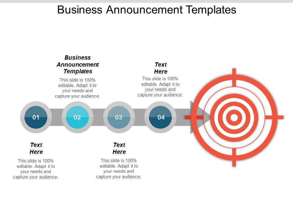 Business Announcement Templates Ppt PowerPoint Presentation File Aids Cpb