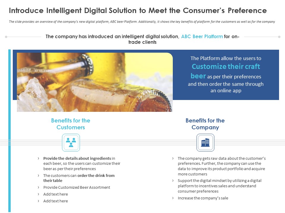 Business Case Studies Stagnant Industries Introduce Intelligent Digital Solution To Meet The Consumers Preference Pictures PDF