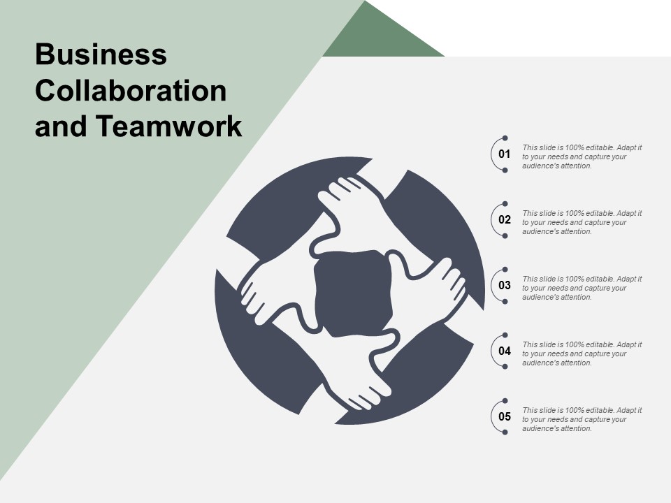 Business Collaboration And Teamwork Ppt PowerPoint Presentation Ideas Master Slide