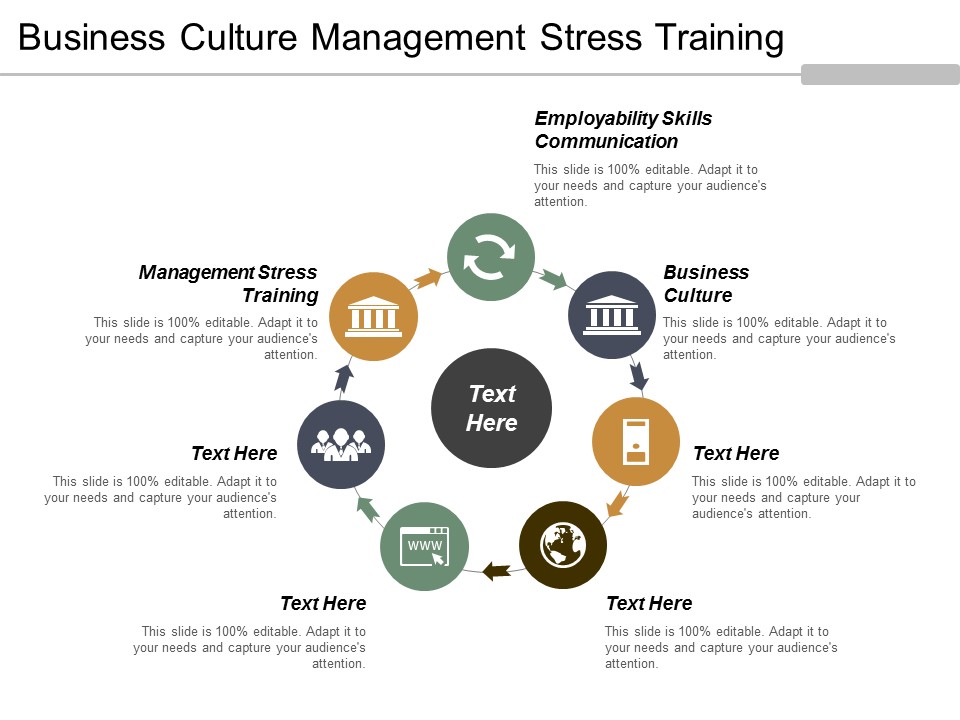 Business Culture Management Stress Training Employability Skills Communication Ppt PowerPoint Presentation Infographics Example