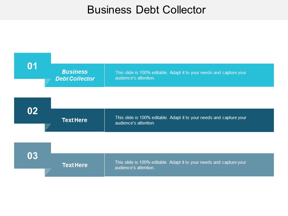 Business Debt Collector Ppt PowerPoint Presentation Professional Format Ideas