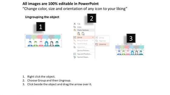 Business Diagram People Silhouette For Team Planning Presentation Template