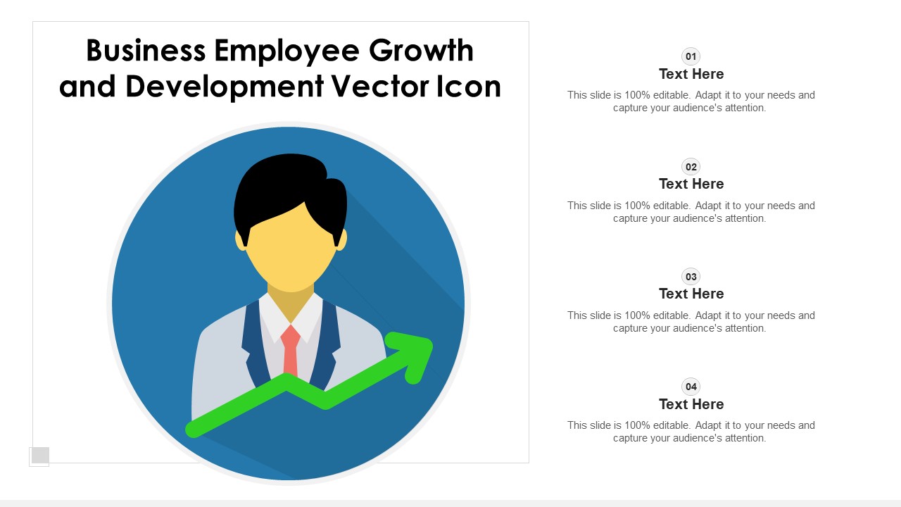 Business Employee Growth And Development Vector Icon Ppt Layouts Clipart Images PDF