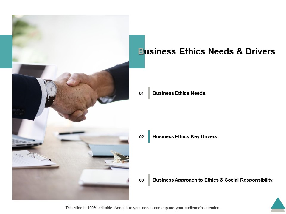 Business Ethics Needs And Drivers Ppt PowerPoint Presentation Layouts Icon
