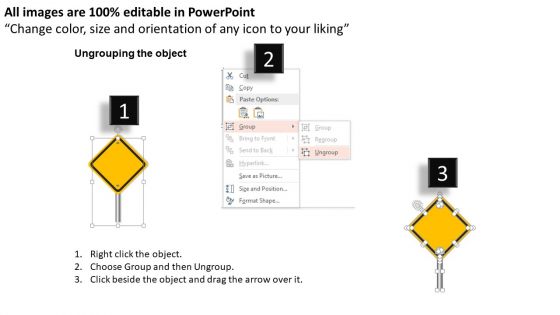 Business Framework Road Map Timeline With Road Signs PowerPoint Presentation