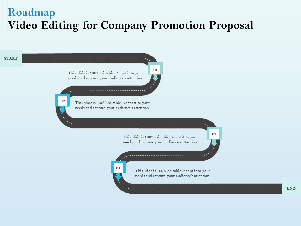 Business Marketing Video Making Roadmap Video Editing For Company Promotion Proposal Demonstration PDF