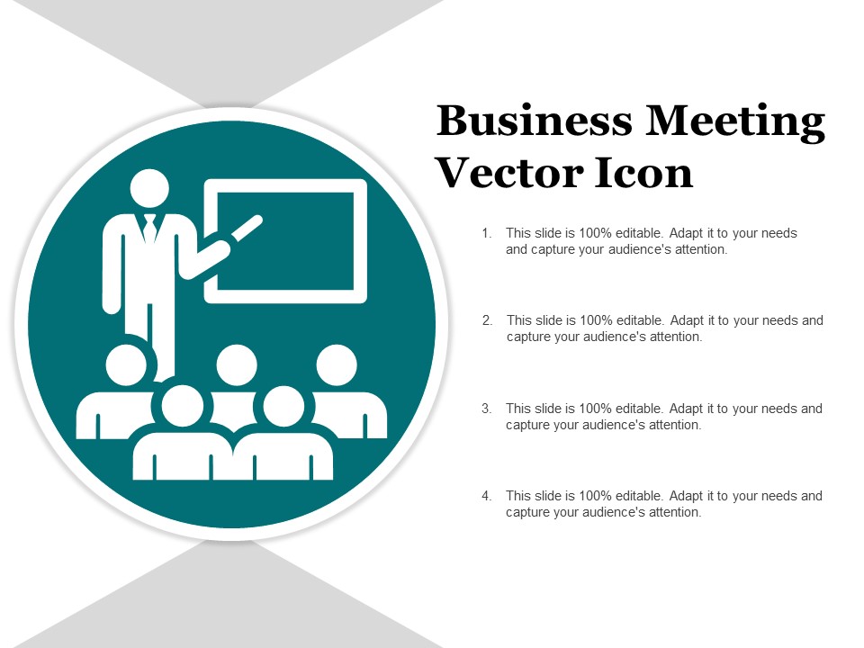 Business Meeting Vector Icon Ppt PowerPoint Presentation Outline Graphics