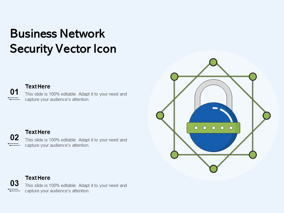 Business Network Security Vector Icon Ppt PowerPoint Presentation File Layouts PDF