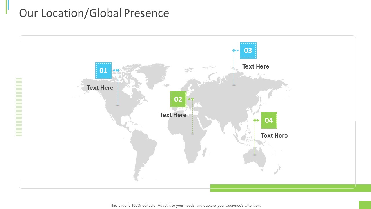 Business Overview PPT Slides Our Location Global Presence Ppt Professional Slide Download PDF