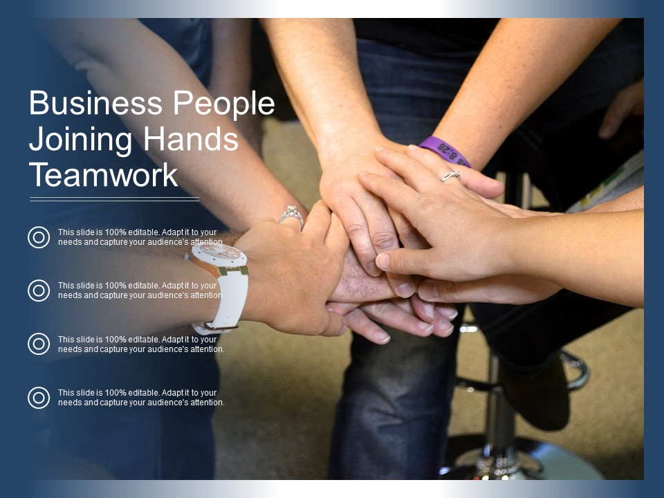 Business People Joining Hands Teamwork Ppt PowerPoint Presentation Show Graphic Images