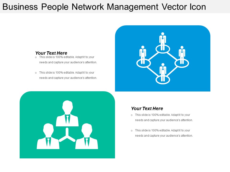 Business People Network Management Vector Icon Ppt PowerPoint Presentation Gallery Deck PDF