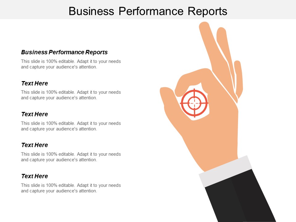 Business Performance Reports Ppt PowerPoint Presentation Infographic Template File Formats Cpb