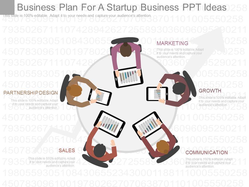 Business Plan For A Startup Business Ppt Ideas