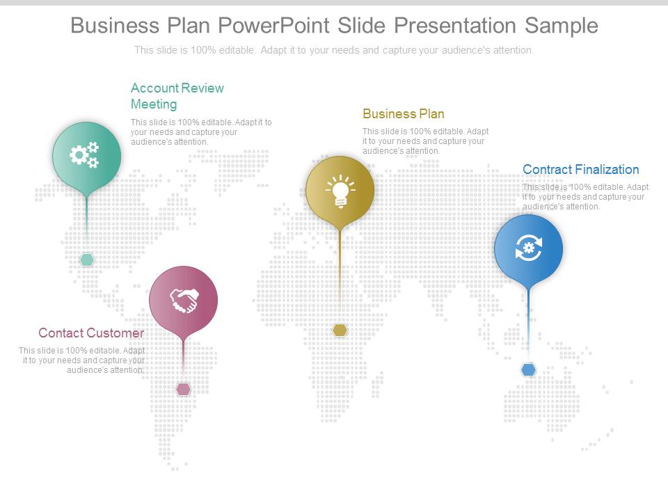 Business Plan Powerpoint Slide Presentation Sample