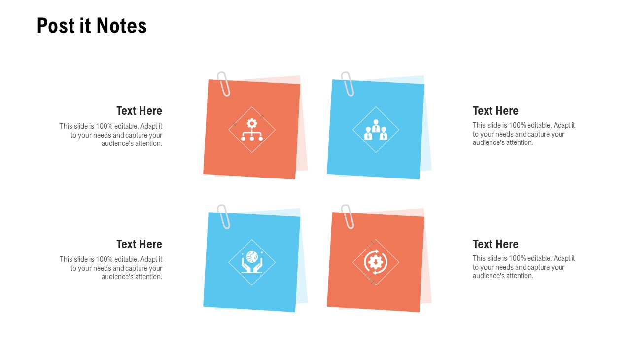 Business Portfolio For Event Management Enterprise Post It Notes Formats PDF