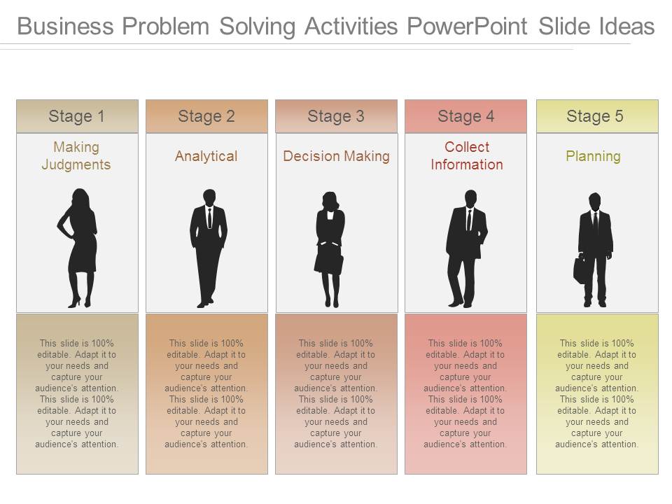 Business Problem Solving Activities Powerpoint Slide Ideas