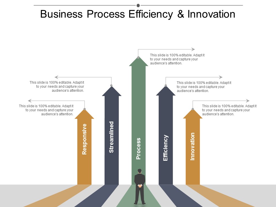Business Process Efficiency And Innovation Ppt Powerpoint Presentation Infographics Slide Portrait