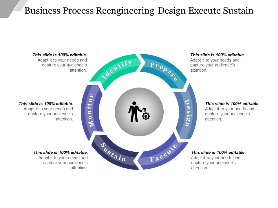 Business Process Reengineering Design Execute Sustain Ppt PowerPoint Presentation Outline Design Ideas
