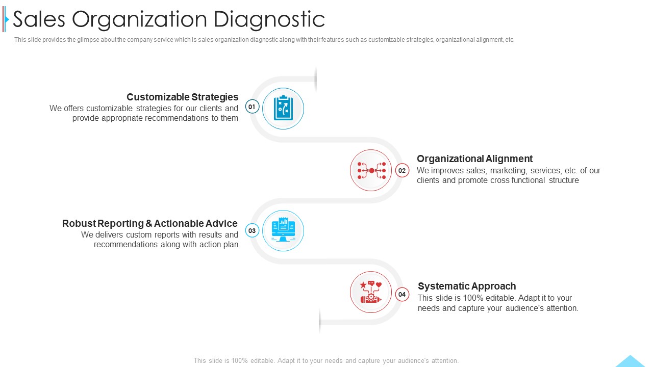 Business Profile For Sales Negotiations Sales Organization Diagnostic Grid Ppt Professional Clipart PDF