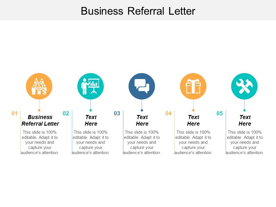 Business Referral Letter Ppt PowerPoint Presentation Slides Mockup Cpb