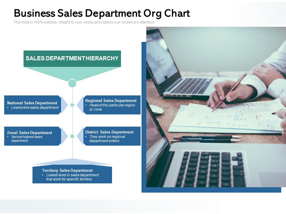 Business Sales Department Org Chart Ppt PowerPoint Presentation File Example File PDF